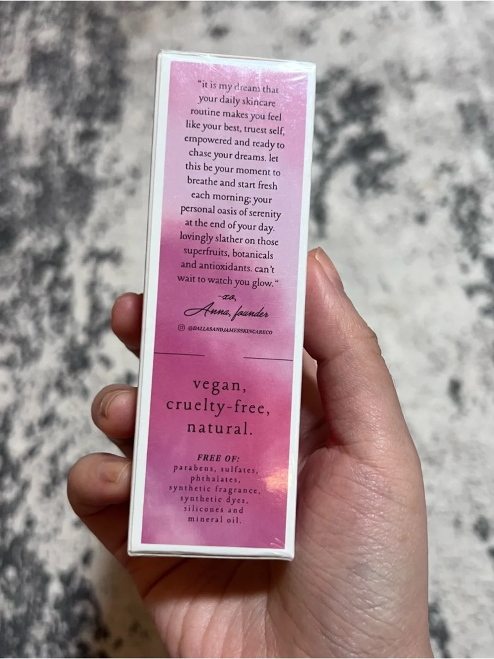 Dallas & James Watermelon Dream Overnight Retinol Oil and Cloudberry 1 floz/30ml